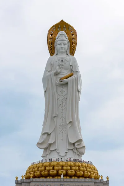 Sanya Hainan China Februari 2020 Standbeeld Van Guanyin Het Grondgebied — Stockfoto