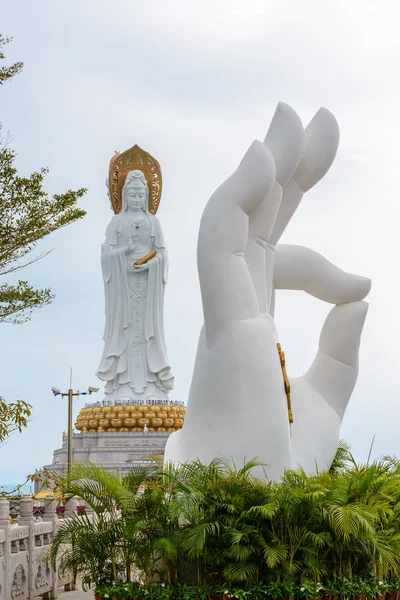 Sanya Hainan China Februari 2020 Standbeeld Van Guanyin Het Grondgebied — Stockfoto