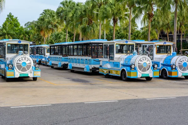 Sanya Hainan China Februar 2020 Parken Mit Lustigen Fahrzeugen Form — Stockfoto