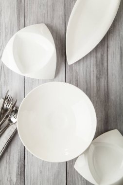 Üstten Görünüm ahşap Tablo ayarı ile boşaltmak