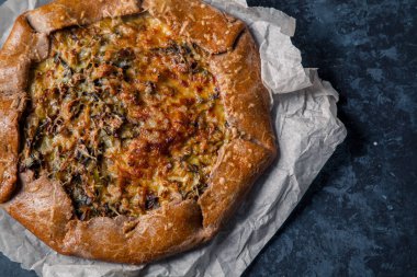 Fransızca pırasa Galette'ye tarz