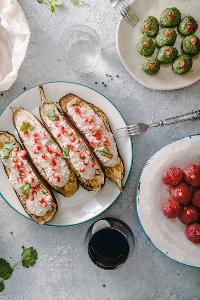 Platos de cuisin georgiano — Foto de Stock