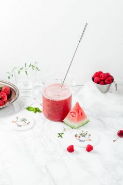 karpuz ve çilek limonata