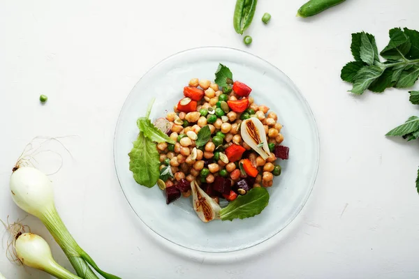 Nane taze nohut salatası