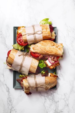 baguette sandwich bahn-mi 