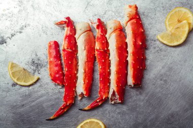 Pişmiş Yengeç falanks limonlu