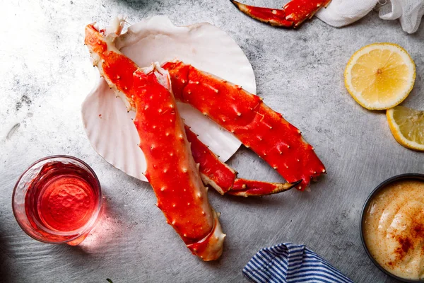 Phalange de crabe cuite — Photo