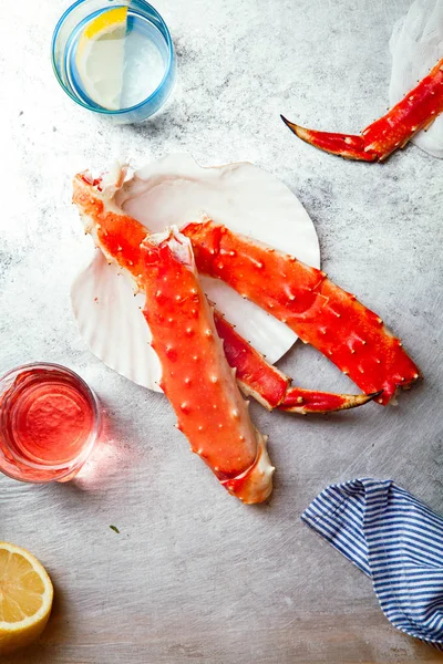 Phalange de crabe cuite — Photo