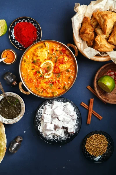 디 왈 리 휴일 인도 요리 — 스톡 사진