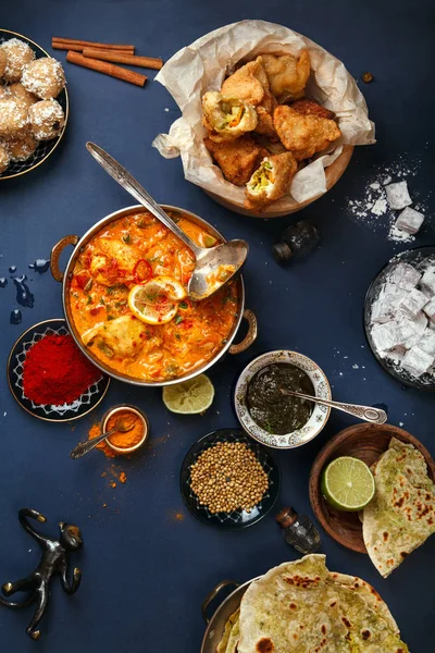 Cucina indiana in vacanza in diwali — Foto Stock