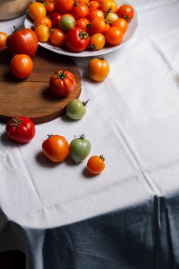 Tablo taze organik domates