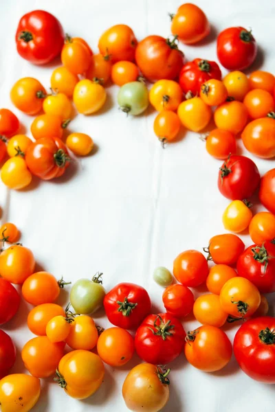 stock image Fresh organic tomatoes