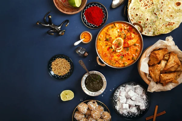 디 왈 리 휴일 인도 요리 — 스톡 사진