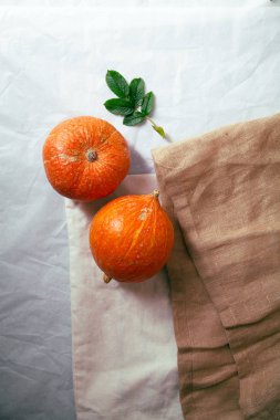 Sonbahar kabaklar rustik kompozisyon