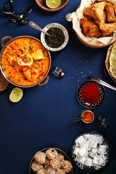 Cucina indiana in vacanza in diwali — Foto Stock