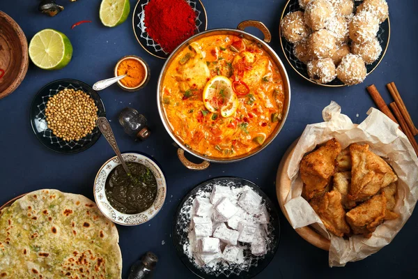 Cocina india en vacaciones diwali — Foto de Stock