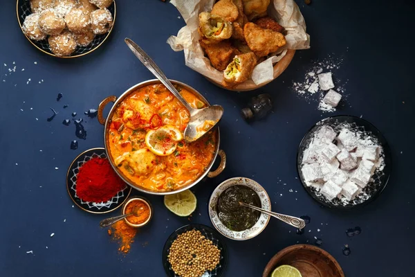 Cocina india en vacaciones diwali — Foto de Stock