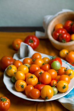 Tabak taze organik domates