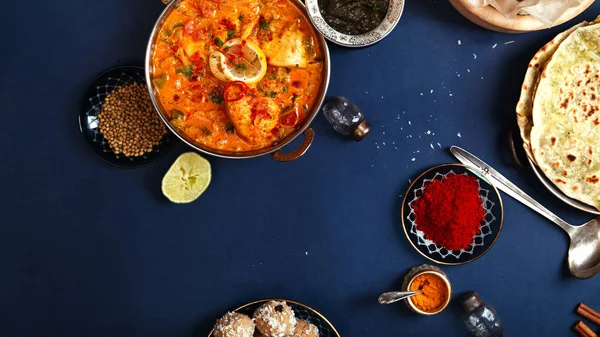 Cozinha indiana em férias diwali — Fotografia de Stock