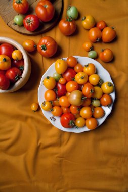 Tabak taze organik domates