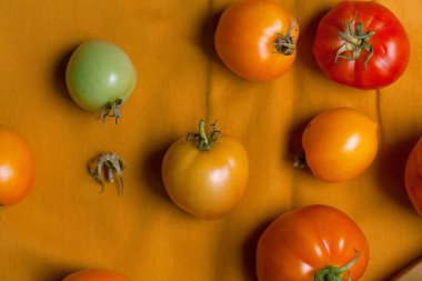 Tablo taze organik domates