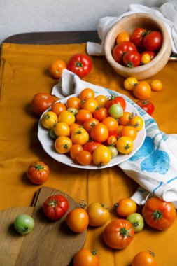 Tabak taze organik domates