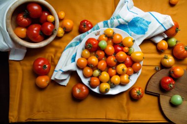 Tabak taze organik domates