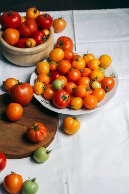 Tabak taze organik domates