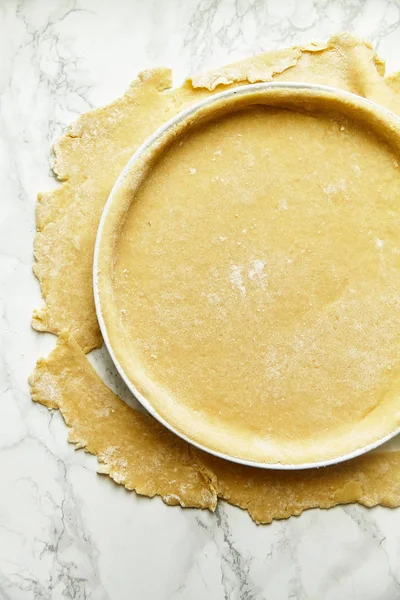 Rolled Pastry Baking Pie Recipe Concept — Stock Photo, Image