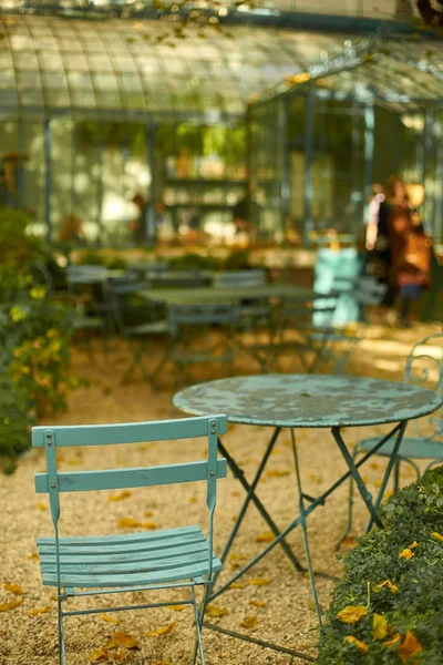 Paris Franța Novembrie 2019 Mică Cafenea Stradală Muzeul Vieții Romantice — Fotografie, imagine de stoc