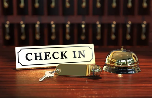 Otel resepsiyonu check-in