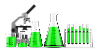 Bilim için laboratuvar plasses