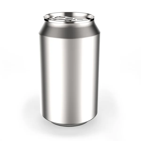 白の飲料缶 — ストック写真