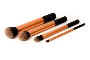 Kozmetik toz fırçası ve palet