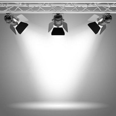 Sahne ışığı Grey