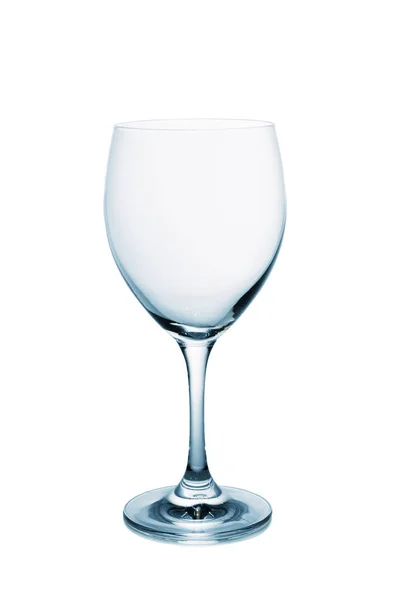 Стеклянная вода на белом — стоковое фото