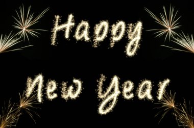 Mutlu yeni yıl siyah