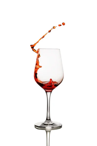 ワインの白のしぶき — ストック写真