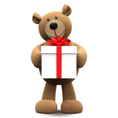 oyuncak ayı ile hediye