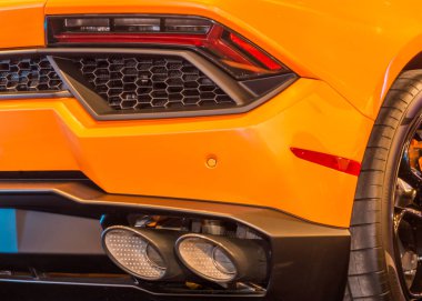 Lamborghini Huracan Exhaust clipart