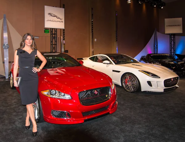 Jaguar-Automesse — Stockfoto