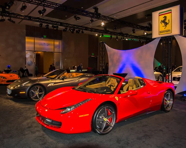 Ferrari-Auto-Ausstellung — Stockfoto