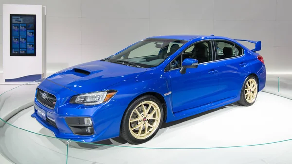 2014 스바루 임 프 Wrx Sti — 스톡 사진