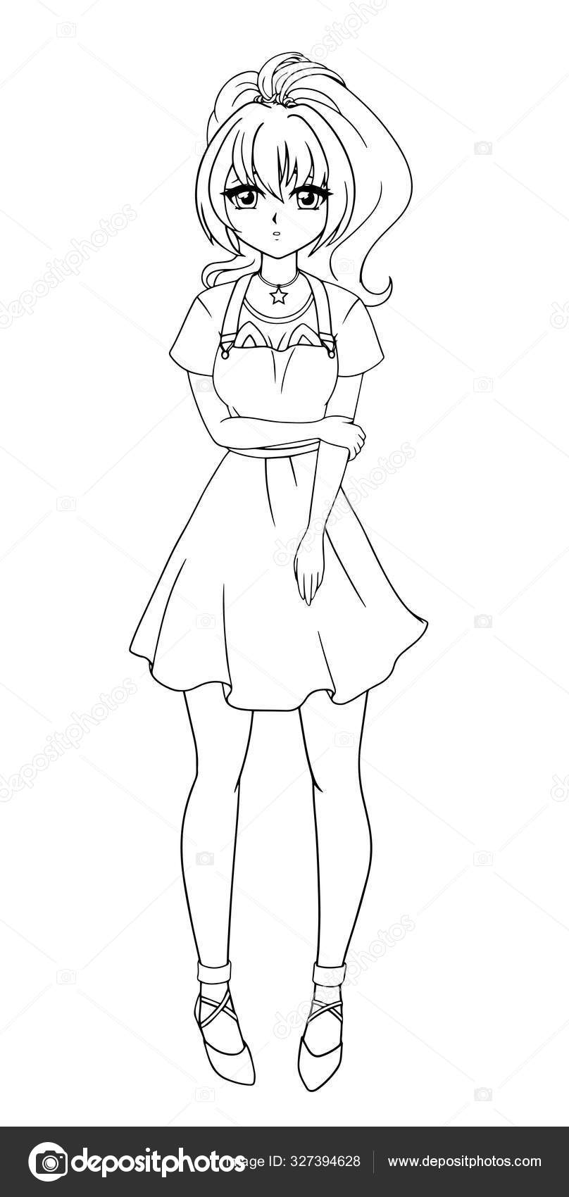 Hand Drawn Vector Illustration Kawaii Anime Girl Stock Vector Image By C Salentabell Mail Ru Hand Drawn Vector Illustration Kawaii Anime Girl Stock Vector Image By C Salentabell Mail Ru