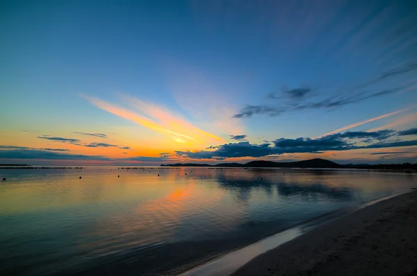 Tramonto panoramico ad Alghero — Foto Stock