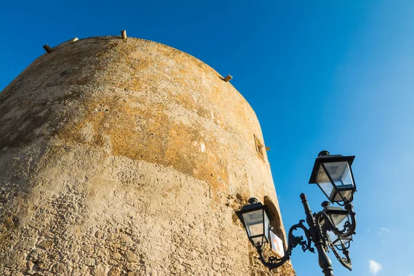 Sighting tower in Alghero shore — Stock Photo, Image