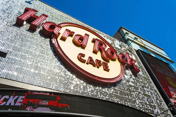 Sinal de Hard Rock Cafe em Hollywood — Fotografia de Stock