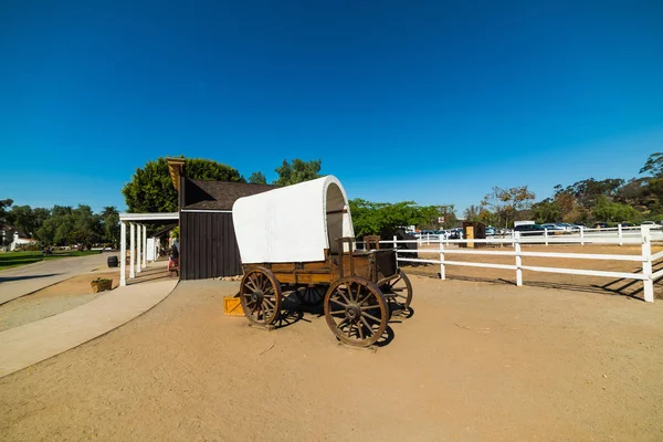 Vilda västern vagn i San Diego gamla stan — Stockfoto