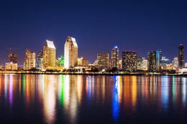 Geceleri downtown San Diego