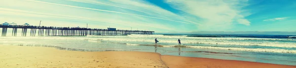 Surfaři v Pismo Beach — Stock fotografie